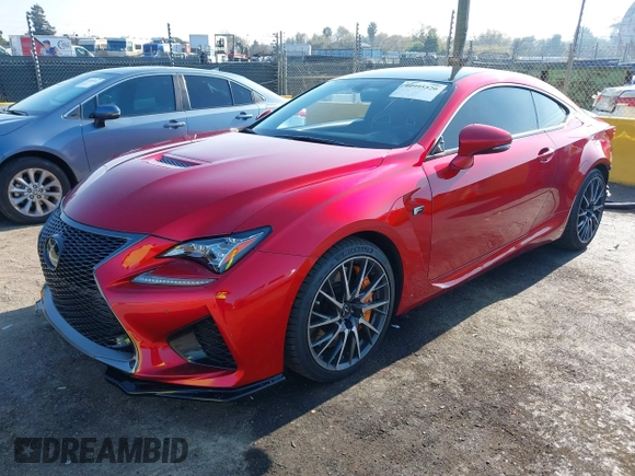2017 Lexus RC F with VIN JTHHP5BC6H5006076, listed as a IAAI auction lot 40995520 with 49,461 mi miles. Bid and sale history available at carsss.com. Image 18.