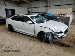 2019 Volvo S90 Inscription with VIN LVYA22ML6KP081135, listed as a Copart auction lot 53483454 with 99,353 mi miles and Salvage Title. Bid and sale history available at carsss.com. Image 4.