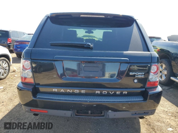 2010 Land Rover Range Rover Sport HSE LUX with VIN SALSK2D44AA238014, listed as a Copart auction lot 52089785 with 172,675 mi miles and Salvage Title. Bid and sale history available at carsss.com. Image 6.