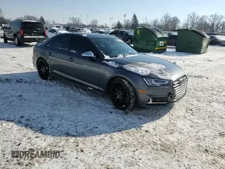 2018 Audi S4 Prestige z VIN WAUC4AF44JA127683, wystawiony jako Copart lot #87794065 z przebiegiem 95 729 mil mil oraz Szkoda całkowita • Salvage title. Historia ofert i sprzedaży dostępna na DreamBid. Obrazek 11.