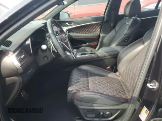 2023 Genesis G70 Sport Advanced with VIN KMTG54SE4RU137126, listed as a Copart auction lot 77976614 with 14,048 mi miles and Non Repairable. Bid and sale history available at DreamBid. Image 7.