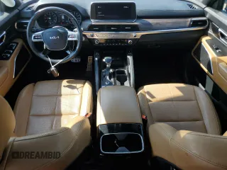 2022 Kia Telluride SX with VIN 5XYP54HC8NG201913, listed as a Copart auction lot 49168945 with 46,036 mi miles and Salvage title. Bid and sale history available at DreamBid. Image 8.