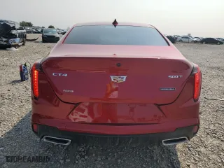 2024 Cadillac CT4 Premium Luxury with VIN 1G6DF5RL0R0112050, listed as a Copart auction lot 70318004 with 1,853 mi miles and Salvage Title. Bid and sale history available at carsss.com. Image 6.