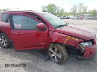 2017 Jeep Compass High Altitude with VIN 1C4NJDEB1HD154760, listed as a IAAI auction lot 42247771 with 201,429 mi miles and . Bid and sale history available at DreamBid. Image 6.