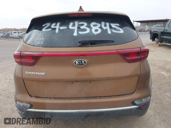 2020 Kia Sportage LX with VIN KNDPM3AC5L7796219, listed as a IAAI auction lot 41563048 with Not Provided miles. Bid and sale history available at carsss.com. Image 15.