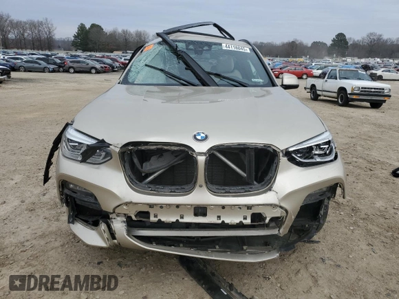 2021 BMW X3 M40i with VIN 5UXTY9C09M9E61321, listed as a Copart auction lot 44116045 with 0 mi miles and Salvage Title. Bid and sale history available at carsss.com. Image 5.