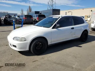 1992 Honda Civic z VIN 2HGEH234XNH528562, wystawiony jako Copart lot #45738205 z przebiegiem 218 126 mil mil oraz Szkoda całkowita • Salvage title. Historia ofert i sprzedaży dostępna na DreamBid. Obrazek 1.