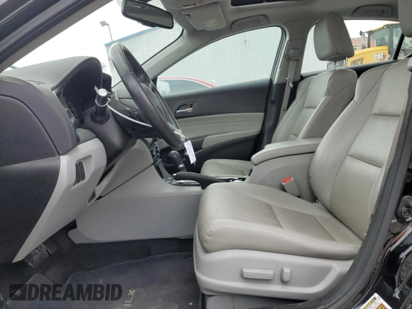 2017 Acura ILX w/Premium Pkg with VIN 19UDE2F77HA011281, listed as a Copart auction lot 52437325 with 57,155 mi miles and Salvage Title. Bid and sale history available at carsss.com. Image 7.