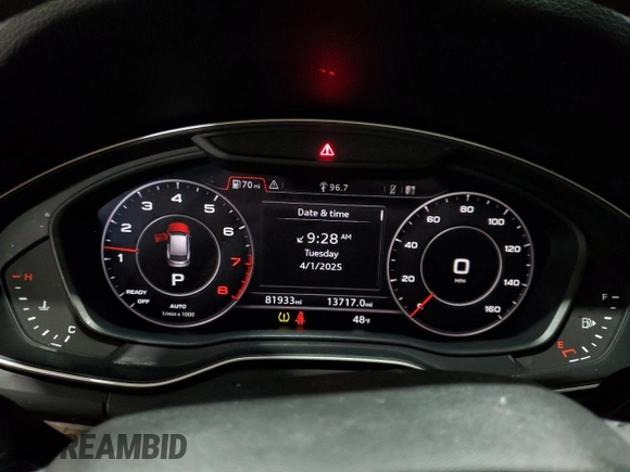 2018 Audi Q5 Premium Plus with VIN WA1BNAFY3J2219015, listed as a Copart auction lot 51166475 with 81,933 mi miles and Salvage Title. Bid and sale history available at carsss.com. Image 9.