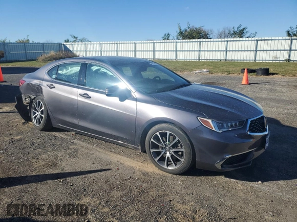 2020 Acura TLX with VIN 19UUB2F38LA005200, listed as a Copart auction lot 76519364 with 62,215 mi miles and Salvage Title. Bid and sale history available at carsss.com. Image 4.