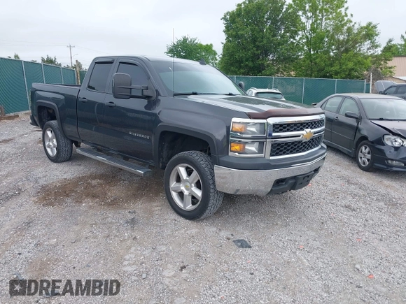 2015 Chevrolet Silverado 1500 LS with VIN 1GCVKPEC8FZ268567, listed as a IAAI auction lot 42237774 with 156,241 mi miles and . Bid and sale history available at DreamBid. Image 1.