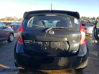 2014 Nissan Versa Note SV with VIN 3N1CE2CPXEL399550, listed as a Copart auction lot 42740945 with 127,153 mi miles and Salvage Title. Bid and sale history available at carsss.com. Image 6.