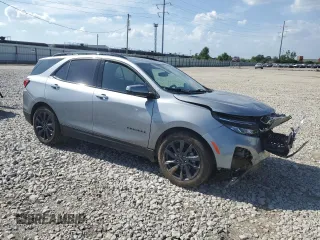 2023 Chevrolet Equinox RS with VIN 3GNAXWEG4PL254467, listed as a Copart auction lot 61818185 with 35,633 mi miles and Salvage title. Bid and sale history available at DreamBid. Image 4.