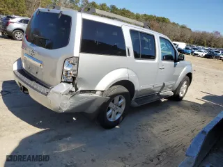 2011 Nissan Pathfinder LE with VIN 5N1AR1NB8BC622546, listed as a Copart auction lot 49585475 with 158,382 mi miles and Salvage Title. Bid and sale history available at carsss.com. Image 3.