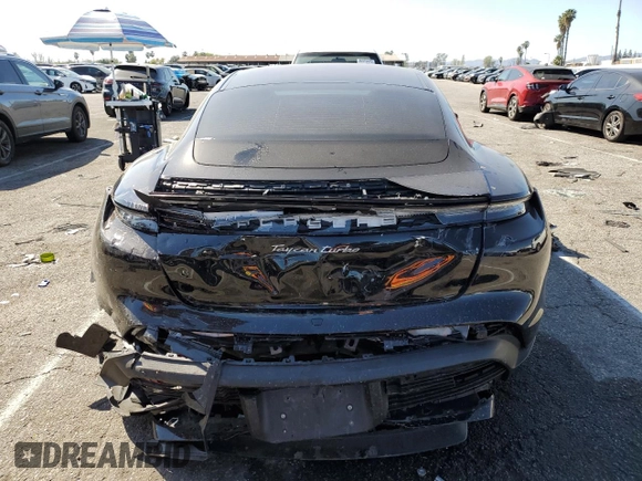 2020 Porsche Taycan Turbo with VIN WP0AC2Y16LSA71591, listed as a Copart auction lot 46949625 with 36,178 mi miles and Salvage title. Bid and sale history available at DreamBid. Image 6.