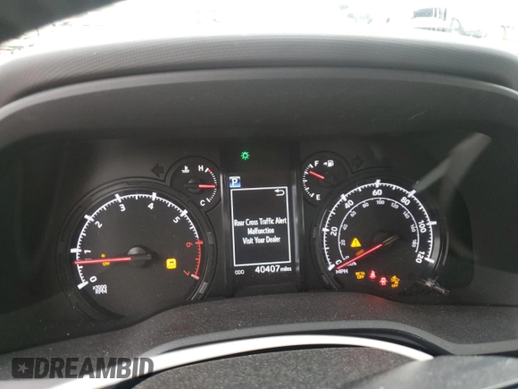 2023 Toyota 4Runner SR5 with VIN JTEEU5JR7P5298513, listed as a Copart auction lot 56635025 with 40,407 mi miles and Salvage title. Bid and sale history available at DreamBid. Image 9.
