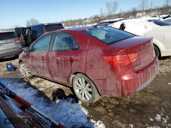 2011 Kia Forte SX with VIN KNAFW4A3XB5389158, listed as a Copart auction lot 87740085 with 170,497 mi miles and Salvage Title. Bid and sale history available at carsss.com. Image 2.