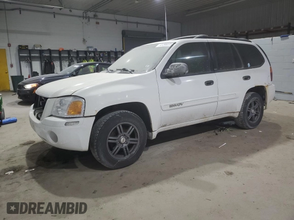 2003 GMC Envoy SLE z VIN 1GKDT13S632156357, wystawiony jako Copart lot #41398035 z przebiegiem 160 338 mil mil oraz Szkoda całkowita • Salvage title. Historia ofert i sprzedaży dostępna na DreamBid. Obrazek 1.
