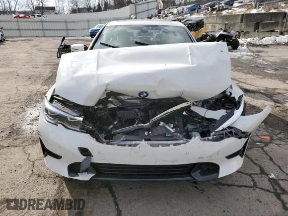 2021 BMW 3 Series 330i xDrive with VIN 3MW5R7J02M8B69061, listed as a Copart auction lot 42602125 with 0 mi miles and Salvage Title. Bid and sale history available at carsss.com. Image 5.