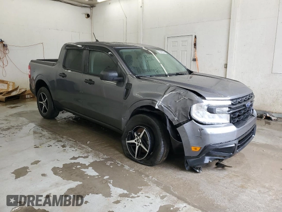 2023 Ford Maverick XL with VIN 3FTTW8E34PRA97954, listed as a Copart auction lot 52349255 with 27,367 mi miles and Salvage Title. Bid and sale history available at DreamBid. Image 4.