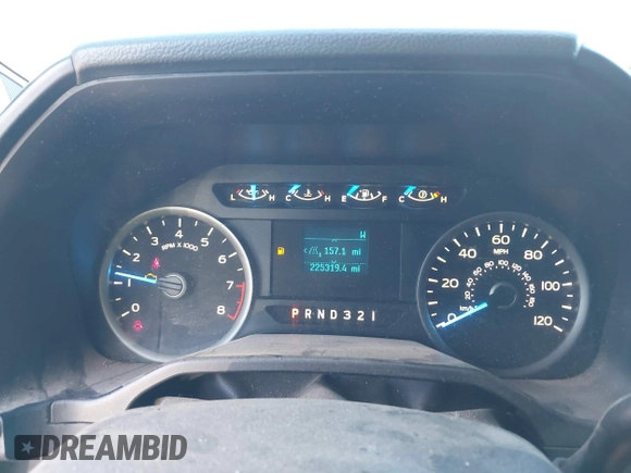 2017 Ford F-150 XL with VIN 1FTEW1C87HFA70423, listed as a IAAI auction lot 41906972 with 225,319 mi miles and . Bid and sale history available at DreamBid. Image 7.