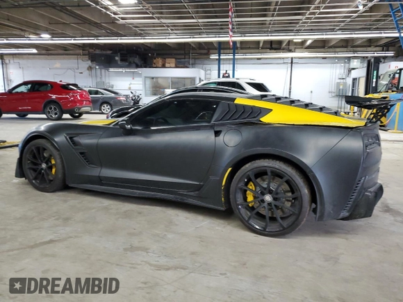 2019 Chevrolet Corvette Grand Sport 2LT with VIN 1G1YY2D76K5122682, listed as a Copart auction lot 46515735 with 7,538 mi miles and Salvage Title. Bid and sale history available at carsss.com. Image 2.