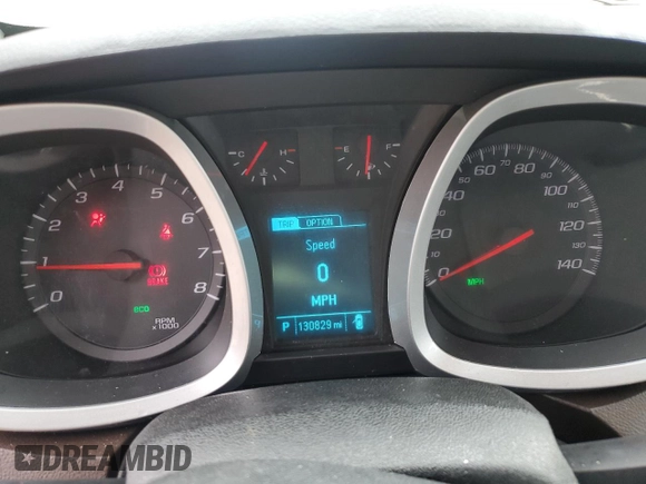 2014 Chevrolet Equinox LTZ with VIN 2GNALDEKXE6381200, listed as a Copart auction lot 80220584 with 130,829 mi miles and Salvage Title. Bid and sale history available at carsss.com. Image 9.