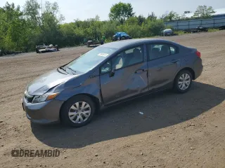 2012 Honda Civic LX z VIN 19XFB2F57CE005808, wystawiony jako Copart lot #59436615 z przebiegiem 116 516 mil mil oraz Szkoda całkowita • Salvage title. Historia ofert i sprzedaży dostępna na DreamBid. Obrazek 1.