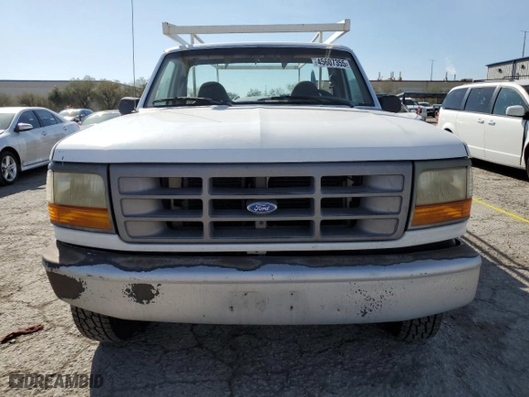 1997 Ford F-250 HD with VIN 3FTHF25H6VMA35612, listed as a Copart auction lot 45607355 with 98,334 mi miles and Salvage Title. Bid and sale history available at carsss.com. Image 5.