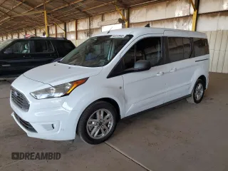 2019 Ford Transit Connect XLT with VIN NM0GS9F24K1393694, listed as a Copart auction lot 58372945 with 136,111 mi miles and Clean title. Bid and sale history available at DreamBid. Image 1.