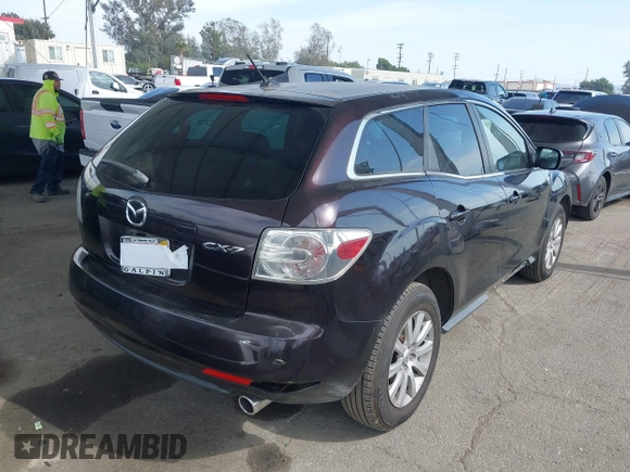 2011 Mazda CX-7 i Touring with VIN JM3ER2CM0B0402889, listed as a IAAI auction lot 42040829 with 134,836 mi miles. Bid and sale history available at carsss.com. Image 4.