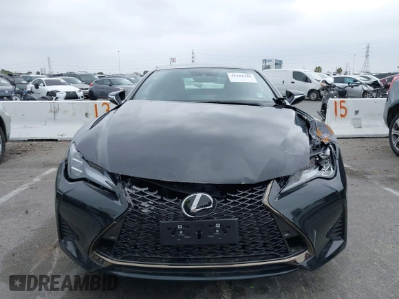 2023 Lexus RC 350 F Sport with VIN JTHGZ5BC4P5027402, listed as a IAAI auction lot 42181360 with 11,780 mi miles and . Bid and sale history available at DreamBid. Image 12.