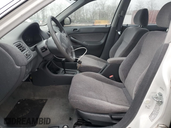 1998 Honda Civic LX with VIN 2HGEJ6676WH603129, listed as a Copart auction lot 52285505 with 49,646 mi miles and Salvage Title. Bid and sale history available at DreamBid. Image 7.
