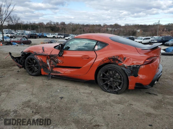 2024 Toyota Supra 3.0 с VIN WZ1DB0G07RW066056, выставлен на аукционе Copart как лот 83676044 с пробегом 3 621 миль миль и Списание • Salvage title. История ставок и продаж доступна на DreamBid. Изображение 2.