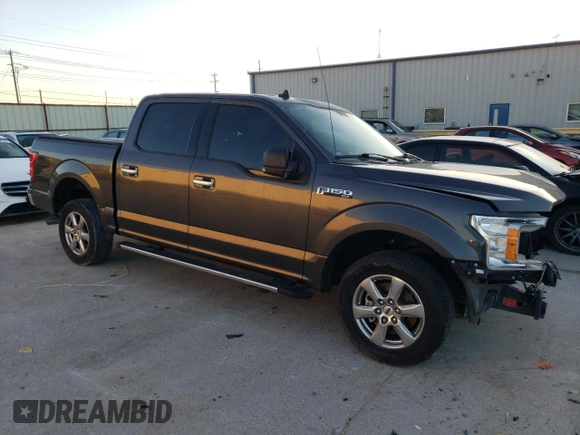 2019 Ford F-150 XL with VIN 1FTEW1C56KKE59168, listed as a Copart auction lot 50355515 with 68,236 mi miles and Salvage Title. Bid and sale history available at DreamBid. Image 4.