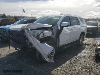 2021 Cadillac Escalade RWD Premium Luxury with VIN 1GYS3BKL0MR457504, listed as a Copart auction lot 45189305 with 84,961 mi miles and Salvage Title. Bid and sale history available at carsss.com. Image 1.