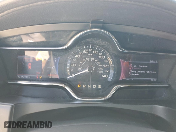 2013 Lincoln MKS EcoBoost with VIN 1LNHL9FT8DG603948, listed as a Copart auction lot 49908455 with 133,493 mi miles and Salvage title. Bid and sale history available at DreamBid. Image 9.