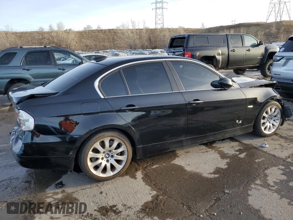 2006 BMW 3 Series 330xi with VIN WBAVD33536KV61953, listed as a Copart auction lot 84622424 with 153,593 mi miles and Salvage Title. Bid and sale history available at carsss.com. Image 3.