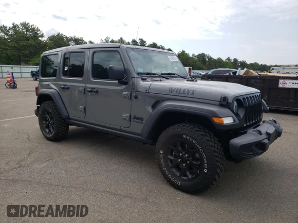 2022 Jeep Wrangler Unlimited Sport S z VIN 1C4HJXDG5NW109364, wystawiony jako Copart lot #55467853 z przebiegiem 34 742 mil mil oraz Szkoda całkowita • Salvage title. Historia ofert i sprzedaży dostępna na DreamBid. Obrazek 4.