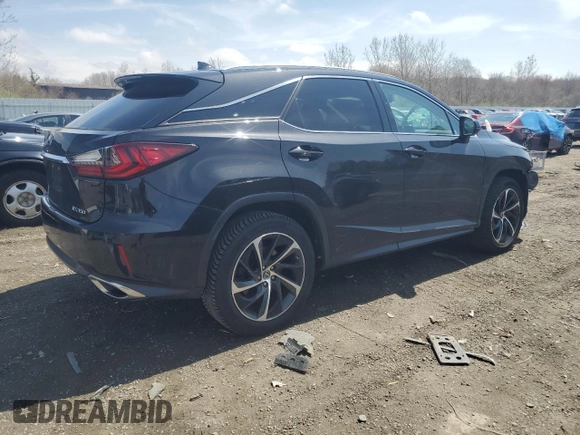 2018 Lexus RX 350 z VIN 2T2BZMCA8JC165954, wystawiony jako Copart lot #54001415 z przebiegiem 79 758 mil mil oraz Szkoda całkowita • Salvage title. Historia ofert i sprzedaży dostępna na DreamBid. Obrazek 3.