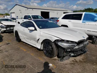 2019 BMW 8 Series M850i xDrive with VIN WBABC4C51KBU95991, listed as a Copart auction lot 67556343 with 21,102 mi miles. Bid and sale history available at carsss.com. Image 4.