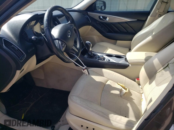 2014 Infiniti Q50 Premium with VIN JN1BV7AR7EM688839, listed as a Copart auction lot 53574965 with 157,861 mi miles and Clean Title. Bid and sale history available at carsss.com. Image 7.