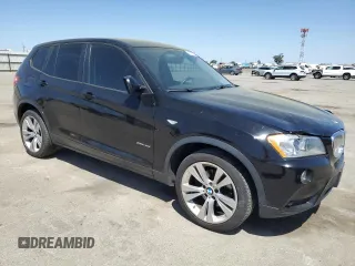 2014 BMW X3 xDrive35i with VIN 5UXWX7C50E0E75288, listed as a Copart auction lot 54365825 with Not Provided miles and Salvage Title. Bid and sale history available at DreamBid. Image 4.