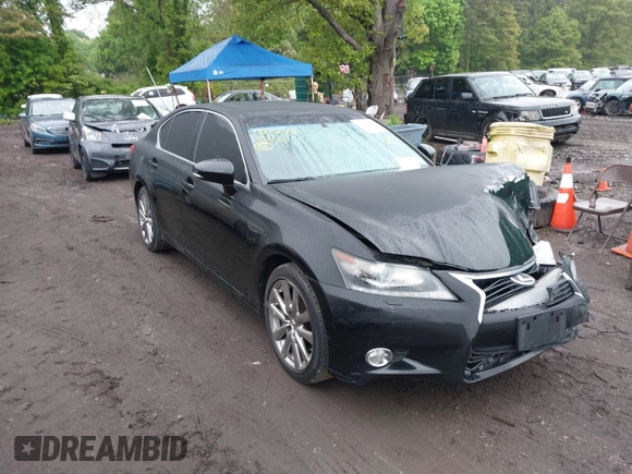 2014 Lexus GS 350 with VIN JTHCE1BL9E5022132, listed as a IAAI auction lot 42276195 with 125,532 mi miles and . Bid and sale history available at DreamBid. Image 1.