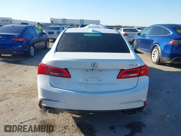 2020 Acura TLX w/Technology Pkg with VIN 19UUB2F45LA003249, listed as a IAAI auction lot 41730734 with 43,236 mi miles. Bid and sale history available at carsss.com. Image 16.