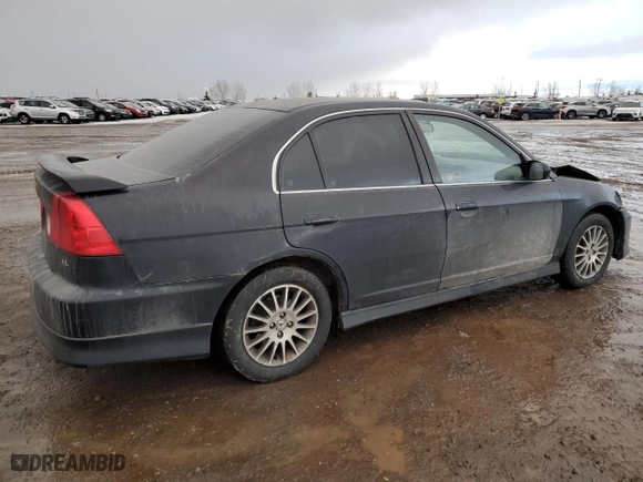 2004 Acura EL Premium with VIN 2HHES36844H001259, listed as a Copart auction lot 89293135 with NaN miles and Salvage Title. Bid and sale history available at carsss.com. Image 3.