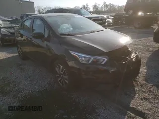 2021 Nissan Versa SV with VIN 3N1CN8EV9ML844776, listed as a Copart auction lot 50753985 with 119,635 mi miles and Salvage title. Bid and sale history available at DreamBid. Image 12.