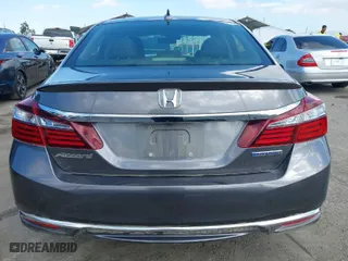 2017 Honda Accord Hybrid EX-L with VIN JHMCR6F55HC027812, listed as a IAAI auction lot 41550180 with 8,539 mi miles. Bid and sale history available at carsss.com. Image 16.