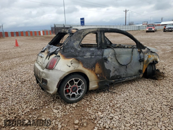 2013 FIAT 500 Sport with VIN 3C3CFFBRXDT543847, listed as a Copart auction lot 54726195 with Not provided miles and Clean title. Bid and sale history available at DreamBid. Image 3.