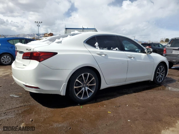 2017 Acura TLX V6 w/Technology Pkg with VIN 19UUB3F50HA002421, listed as a Copart auction lot 49846235 with 105,391 mi miles and Salvage Title. Bid and sale history available at carsss.com. Image 3.